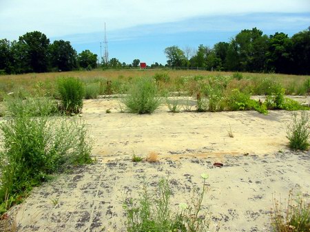 Starlite Drive-In Theatre - Foundations - Photo From Water Winter Wonderland (newer photo)